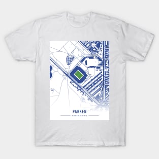 Parken White Map Design T-Shirt